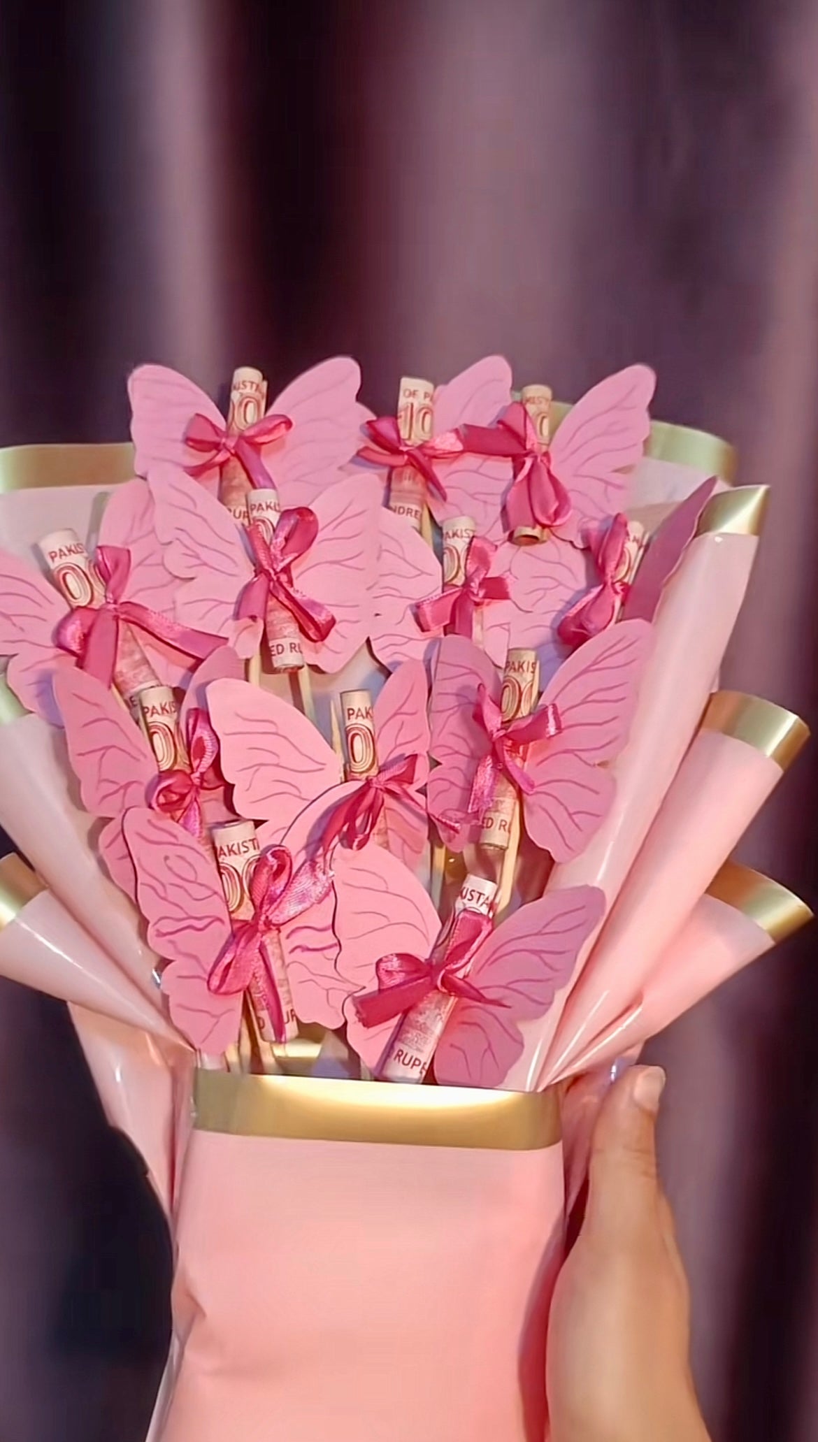 Butterfly Bliss Cash Bouquet